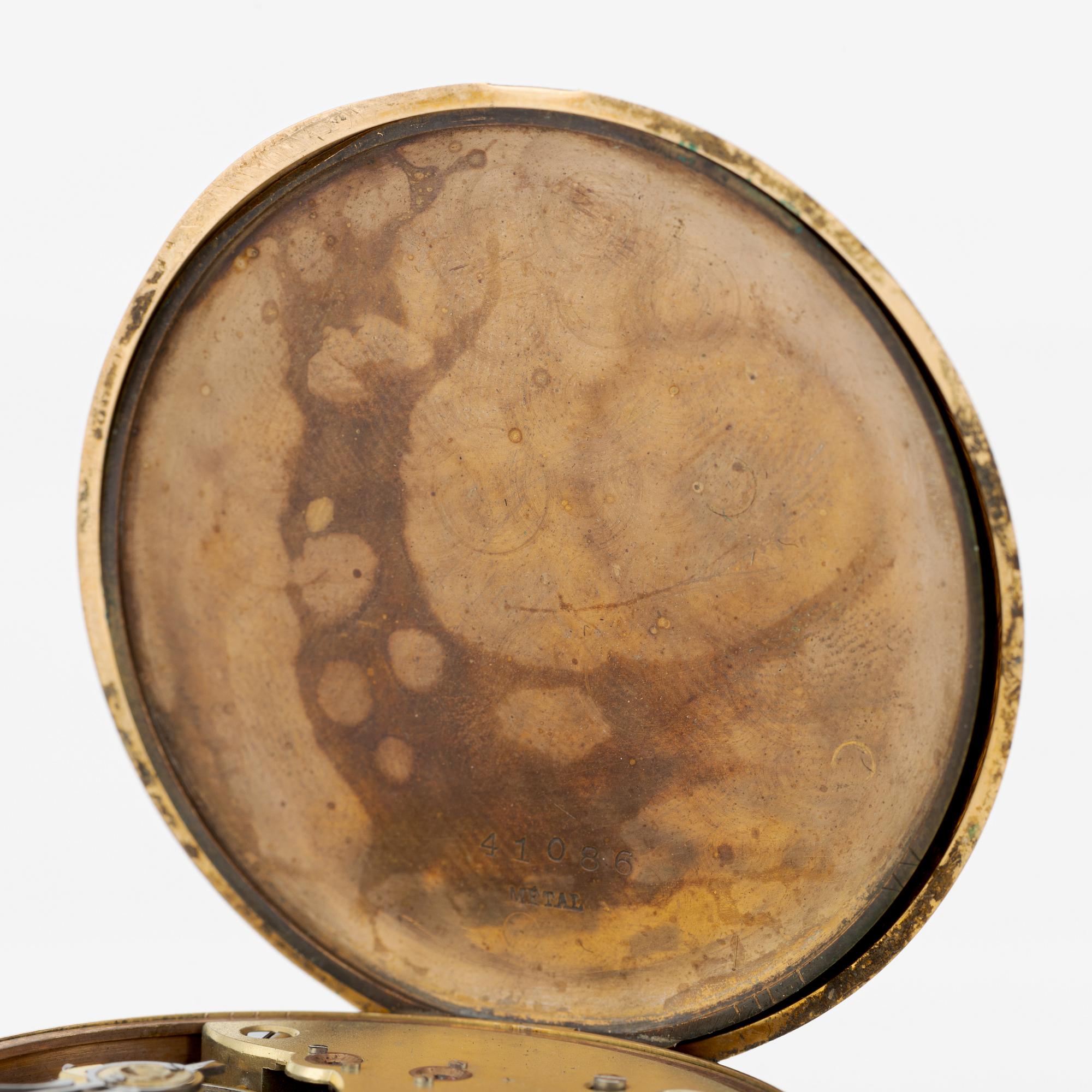 Cyrus, pocket watch, 18K gold, 50 mm.