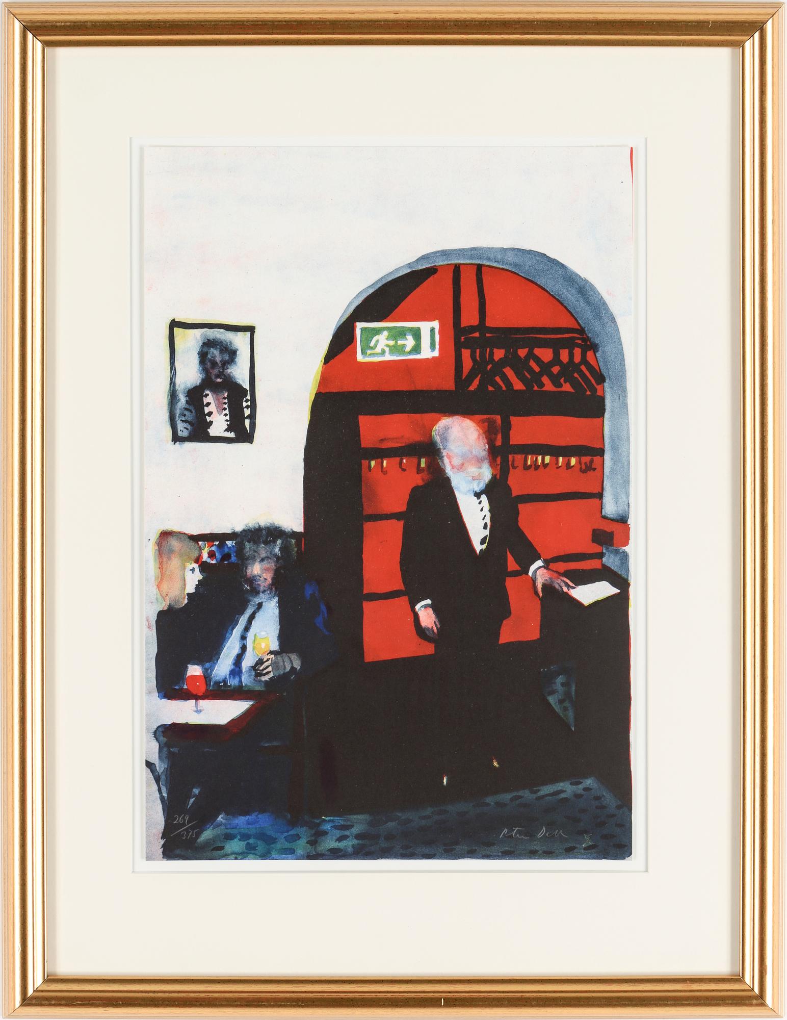 PETER DAHL, färglitografi, signerad och numrerad 269/375.