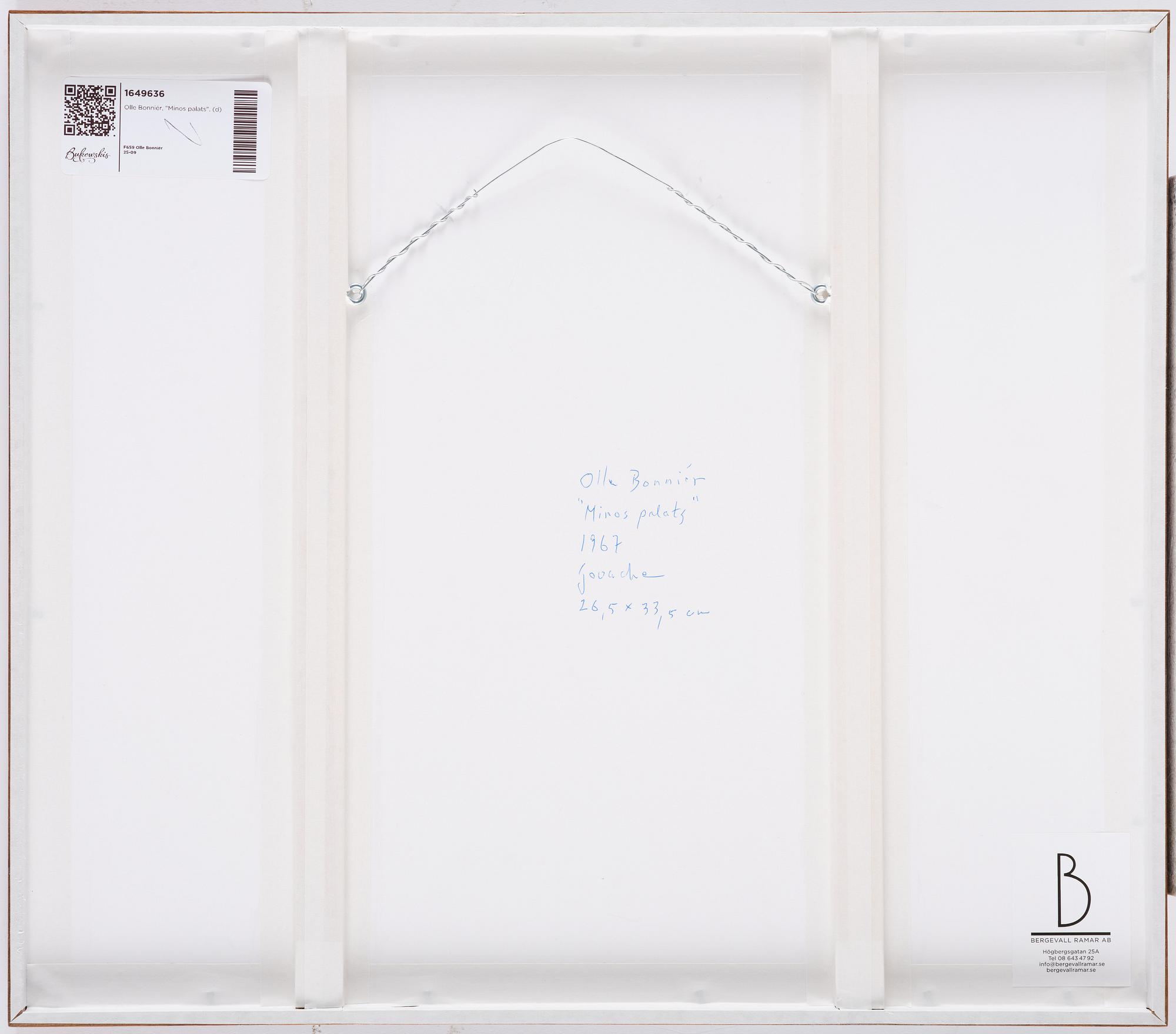 Olle Bonniér, "Miros palats".