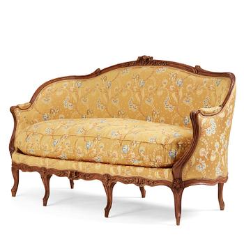 41. A Louis XV canapé en gondole sofa by Georges Jacob (master in Paris 1765-1814).