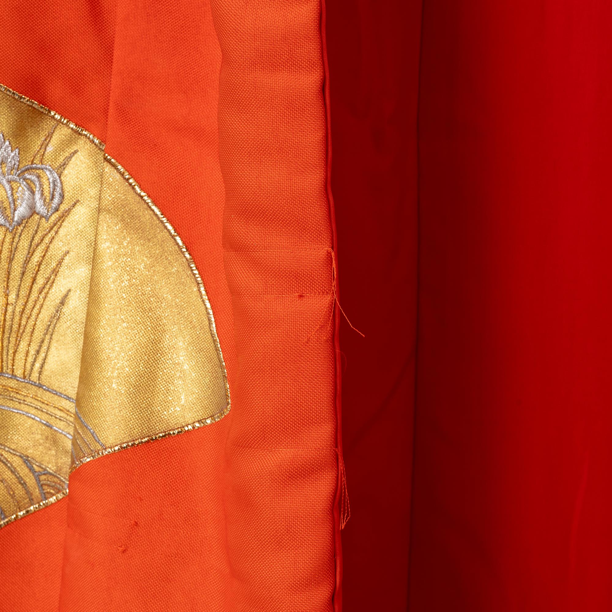 A Japanese brocade kimono, 1980s.