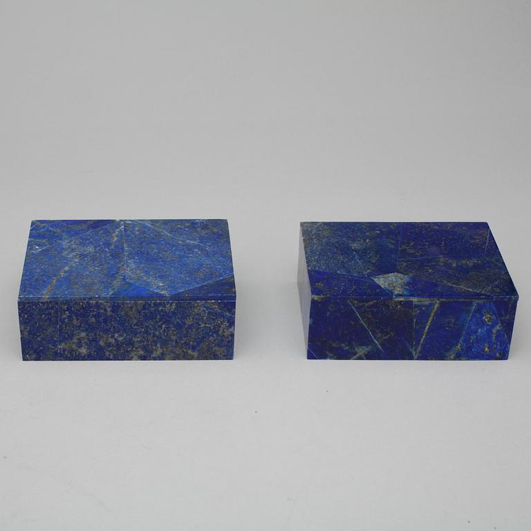 PARTI LAPIS LAZULI, 8 delar, Lapis lazuli, 1900-tal.