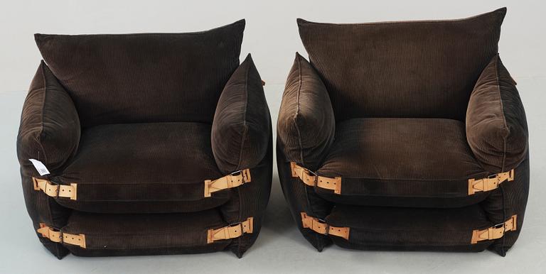 FÅTÖLJER, ett par, 1900-talets andra hälft.