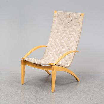LASSE PETTERSSON & LENNART NOTMAN, a 'Kornett' birch easy chair, Swedese.