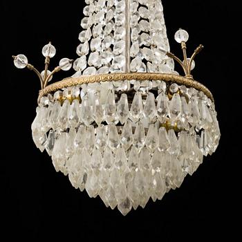 An early 20th century chandelier.