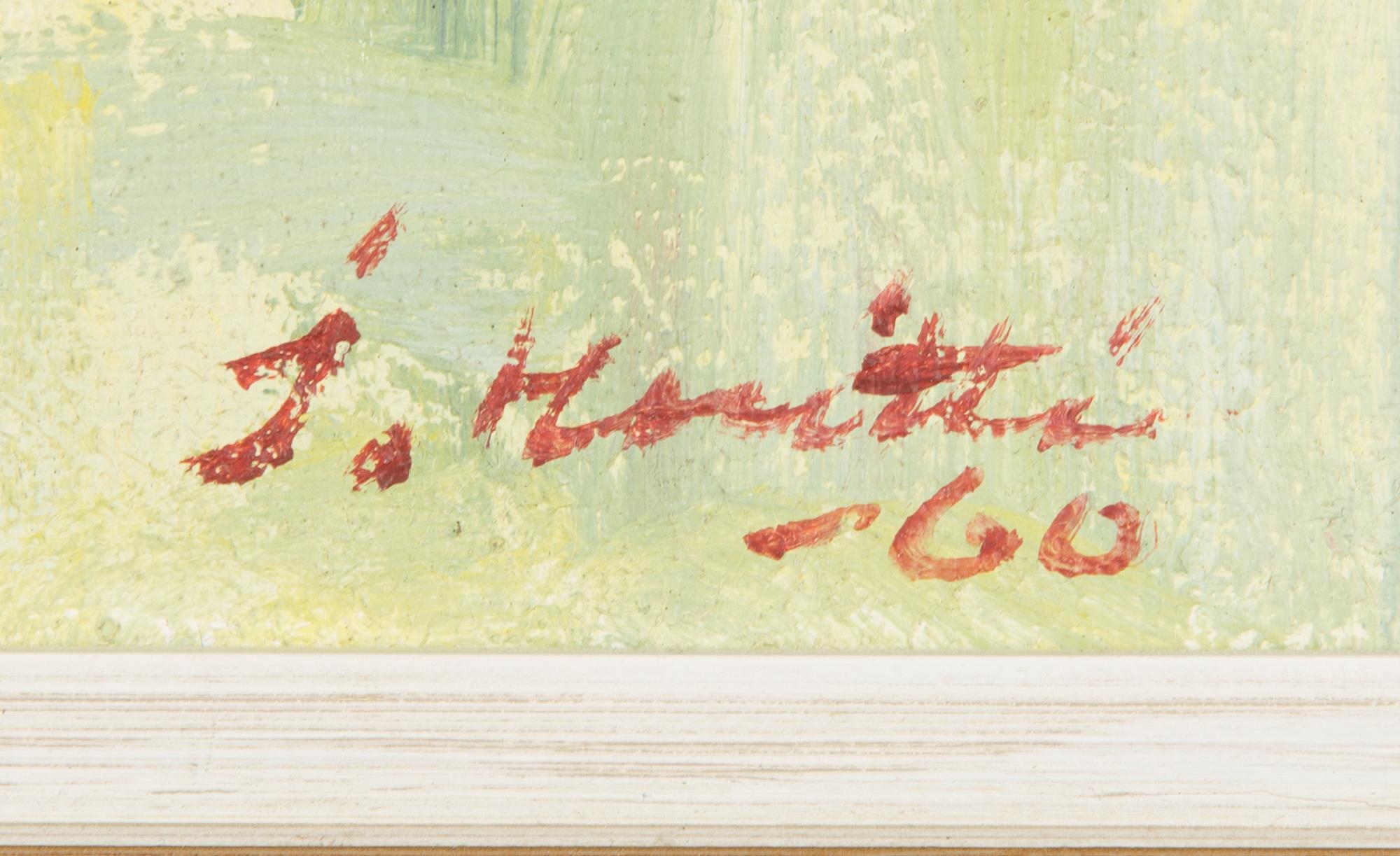 Ilmari Huitti, oil on canvas, signed and dated -60.