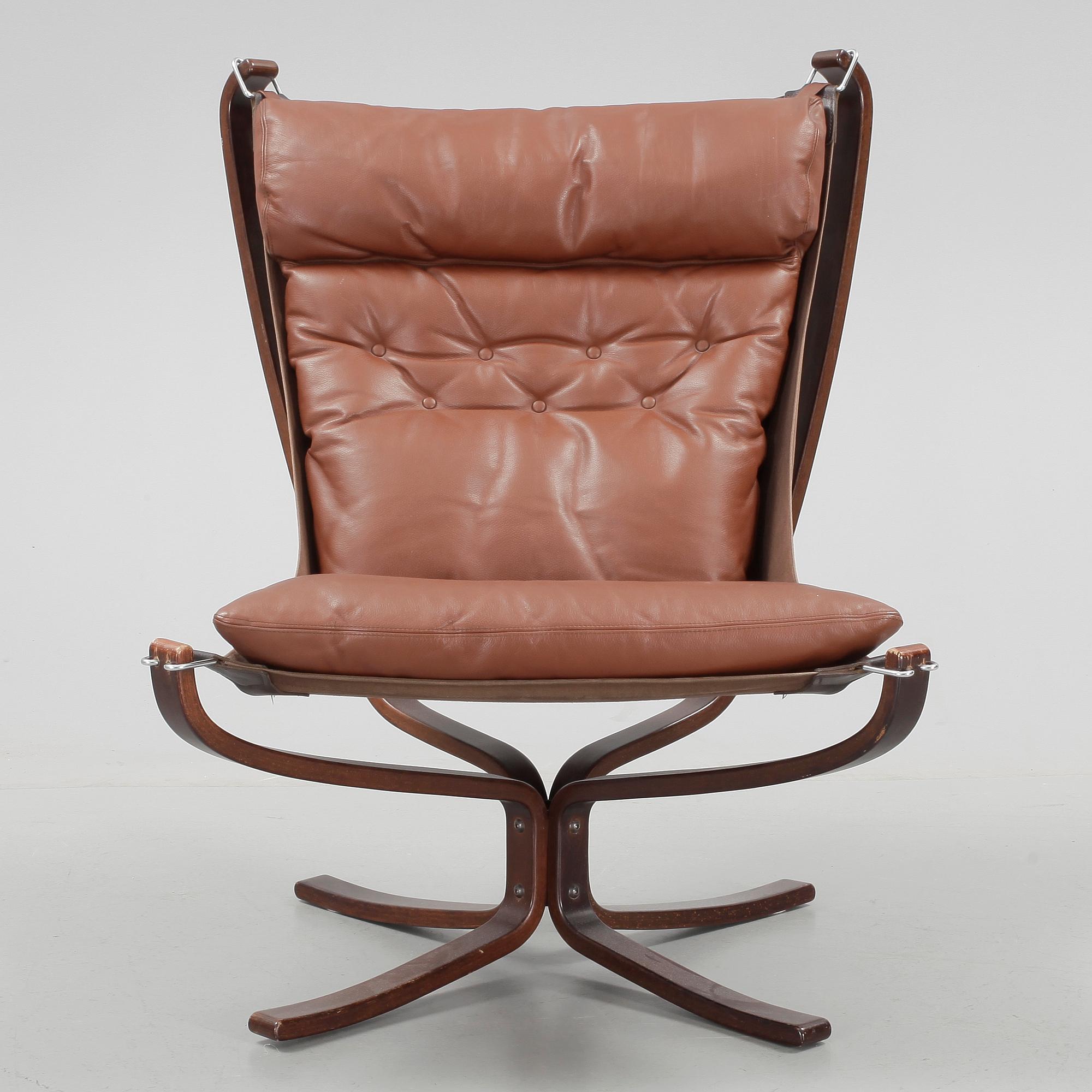FÅTÖLJ, "Falcon", Sigurd Ressell, Vatne Möbler, Norge, 1970-tal.