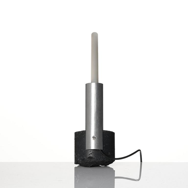 David Taylor, a unique table lamp, "Reading Lamp", his own studio, 2014.