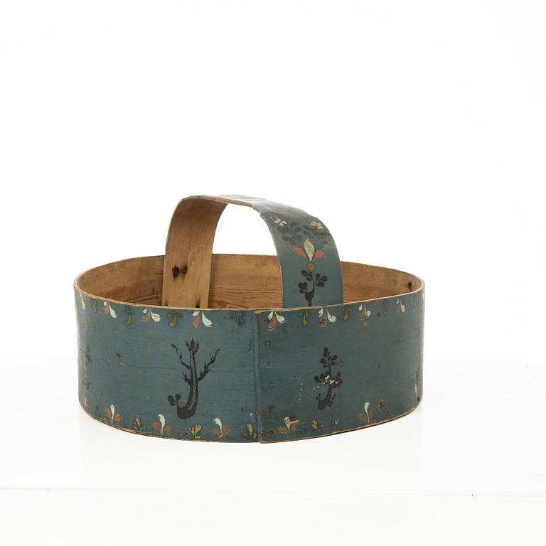 Förningskorg, allmoge, Jämtland, 1800-tal.