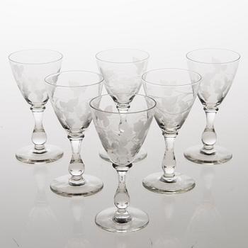 A 35-piece 'Savoy' glasswear, 1940s.