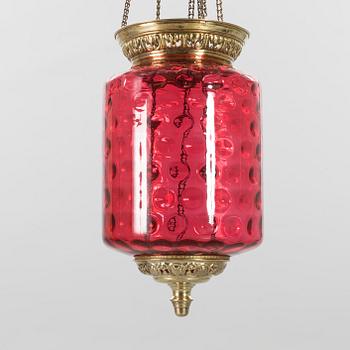 A ceiling lamp from 18 th/19 th century.