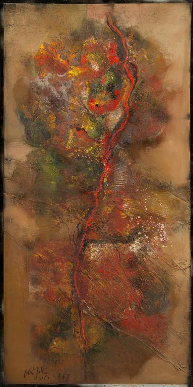 Olli Joki, oil on canvas, signed and dated 2013.
