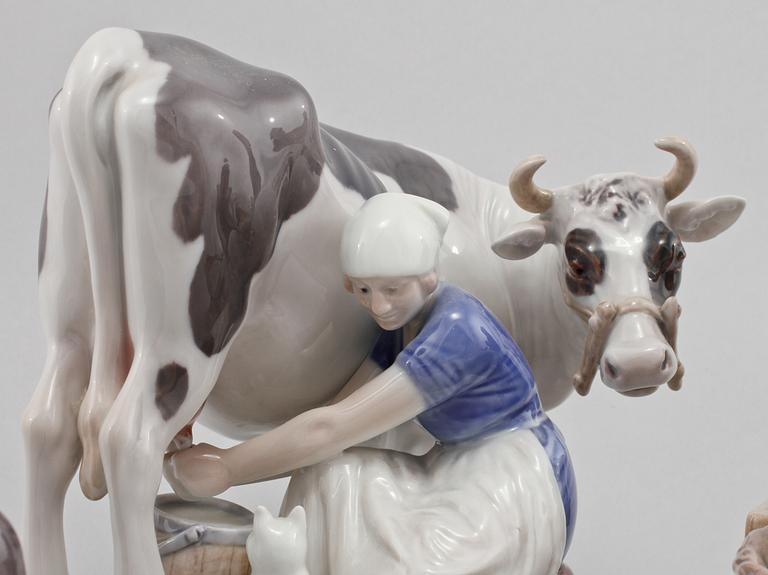 FIGURINER, 3 st, porslin, Bing & Gröndahl, 1900-talets andra hälft.