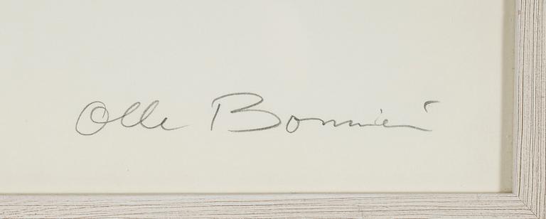 OLLE BONNIÉR, serigrafi, signerad, numrerad 214/310.