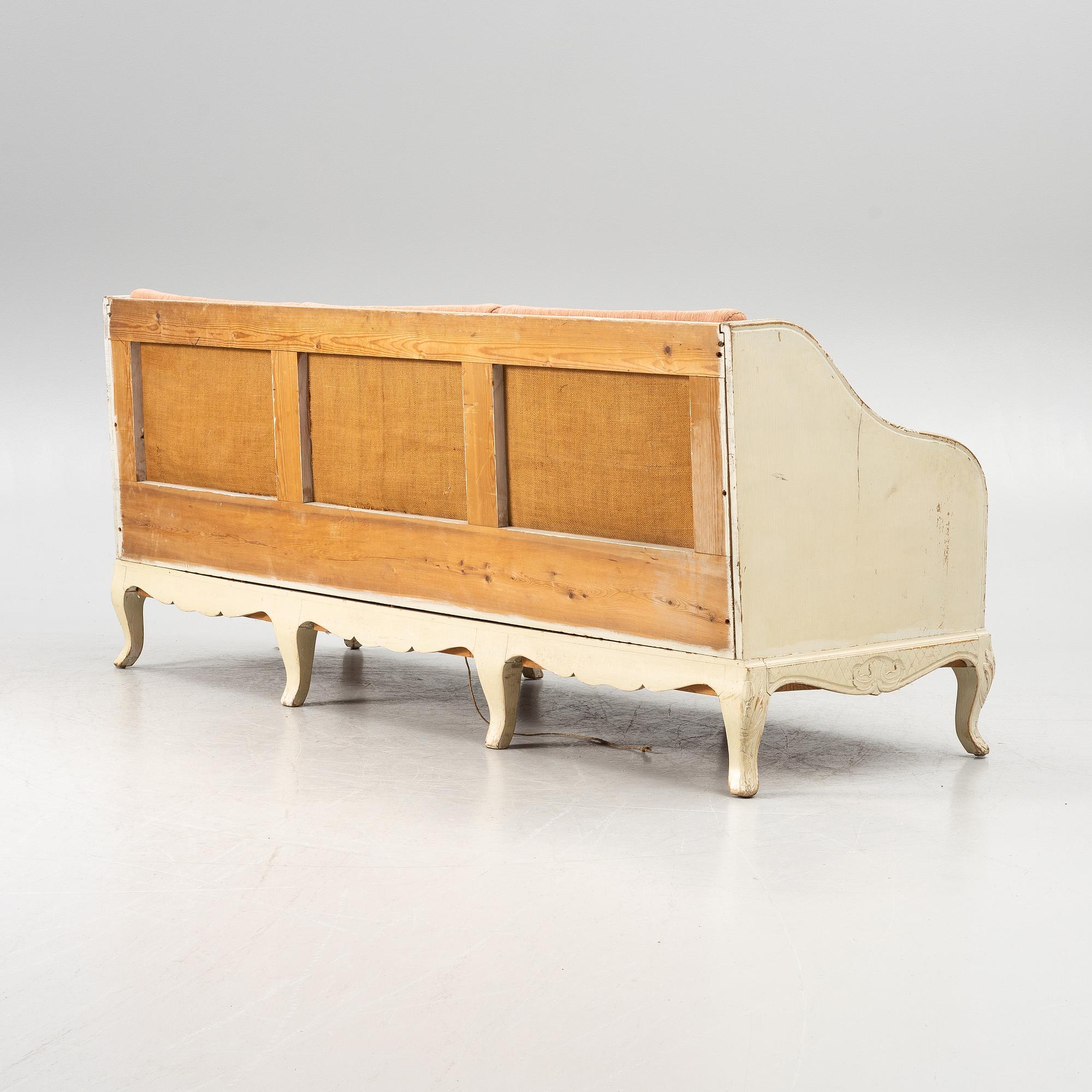 A Rococo -style sofa, 20th century.