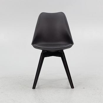 Chairs, 8 pcs, contemporary production.