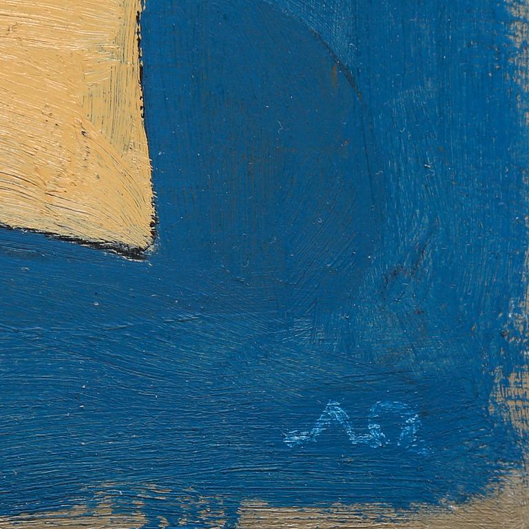 ARNE ÖDBERG, oil on panel, signed with monogram. Dated -54 verso.