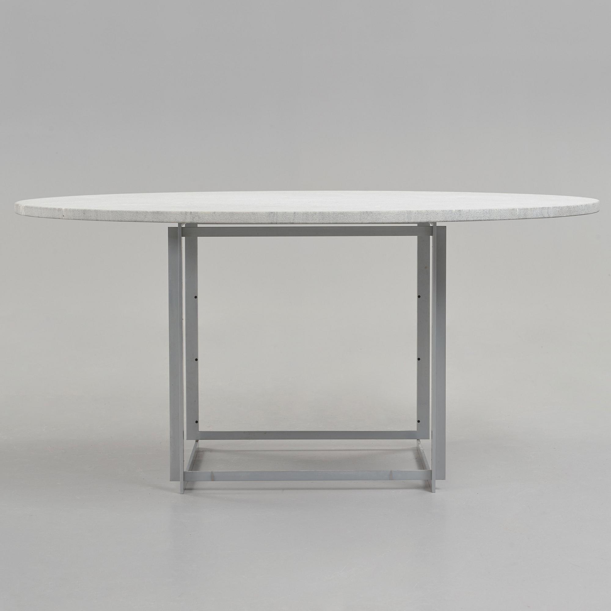 Poul Kjaerholm, matbord "PK-54", E Kold Christensen, Danmark.