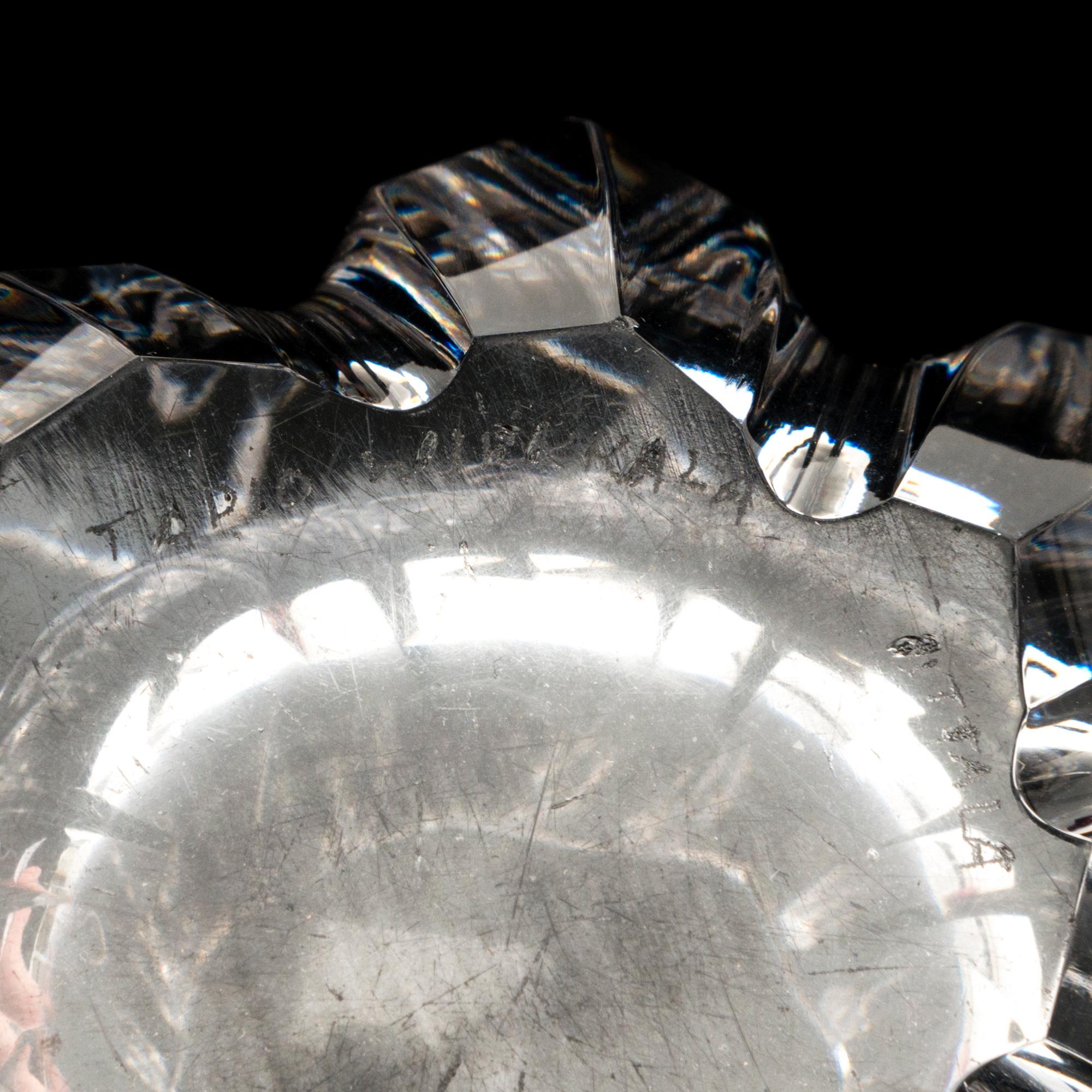 A Tapio Wirkkala glass vase model 3272, signed Tapio Wirkkala Iittala.