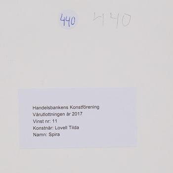 TILDA LOVELL, mixed media on paper, signed and dated 2014 on verso.