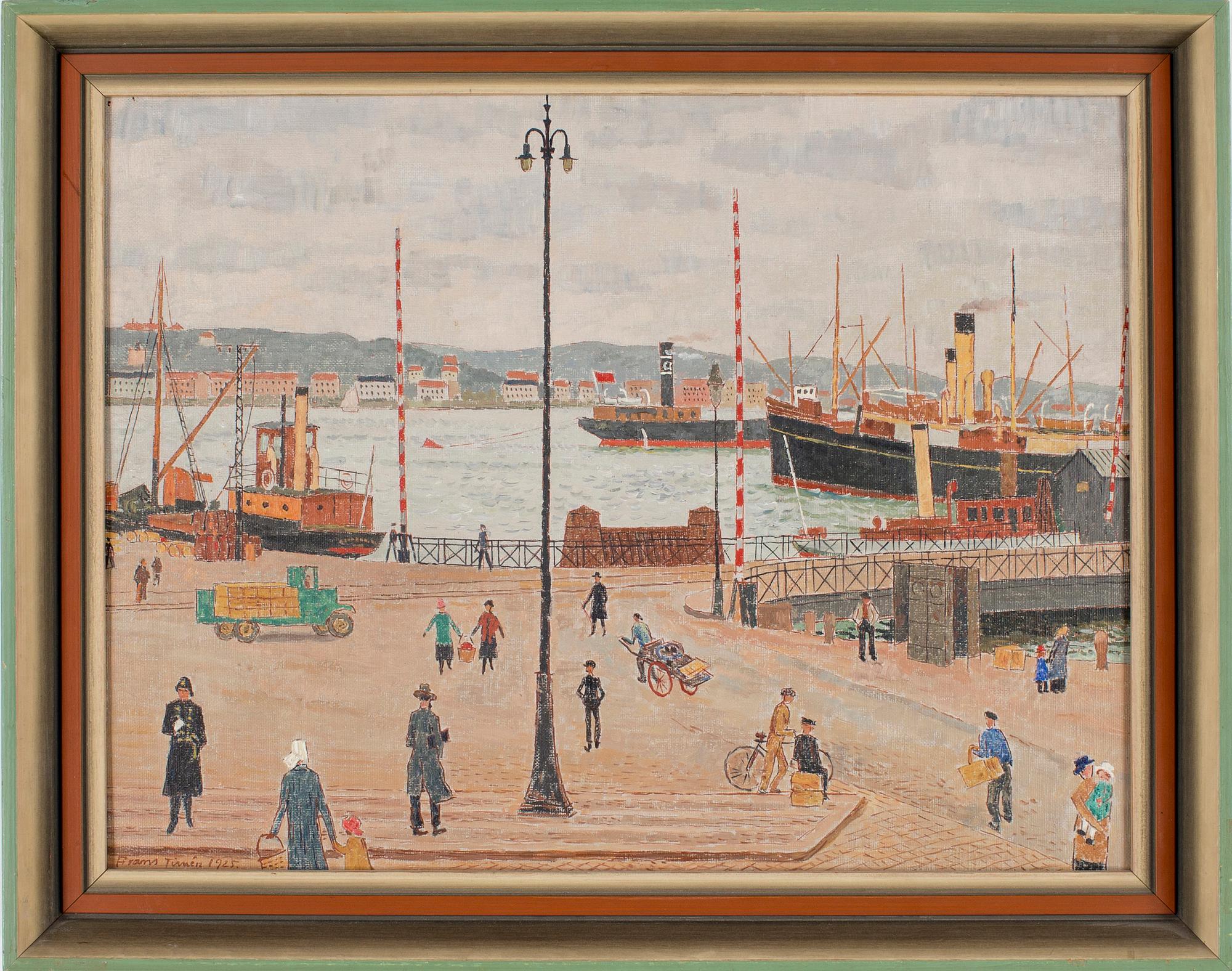 FRANS TIMÉN, olja på duk, signerad och daterad 1925.