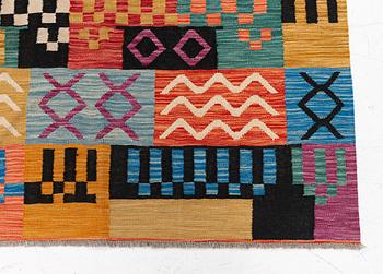 Kilim, modern, approx. 205 x 150 cm.