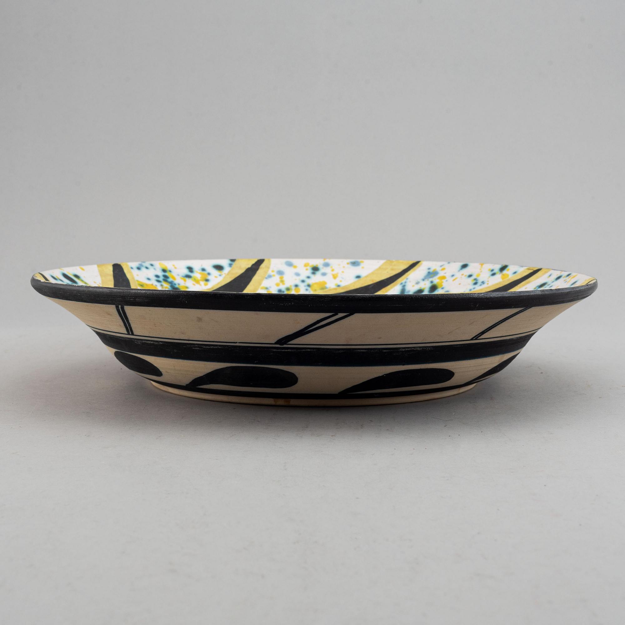 Herman Fogelin, 5 stoneware pieces, signed.