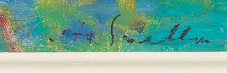 Anita Snellman, öljy kankaalle, signeerattu.