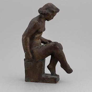 BEN RENVALL, brons, skulptur, signerad och daterad -45.