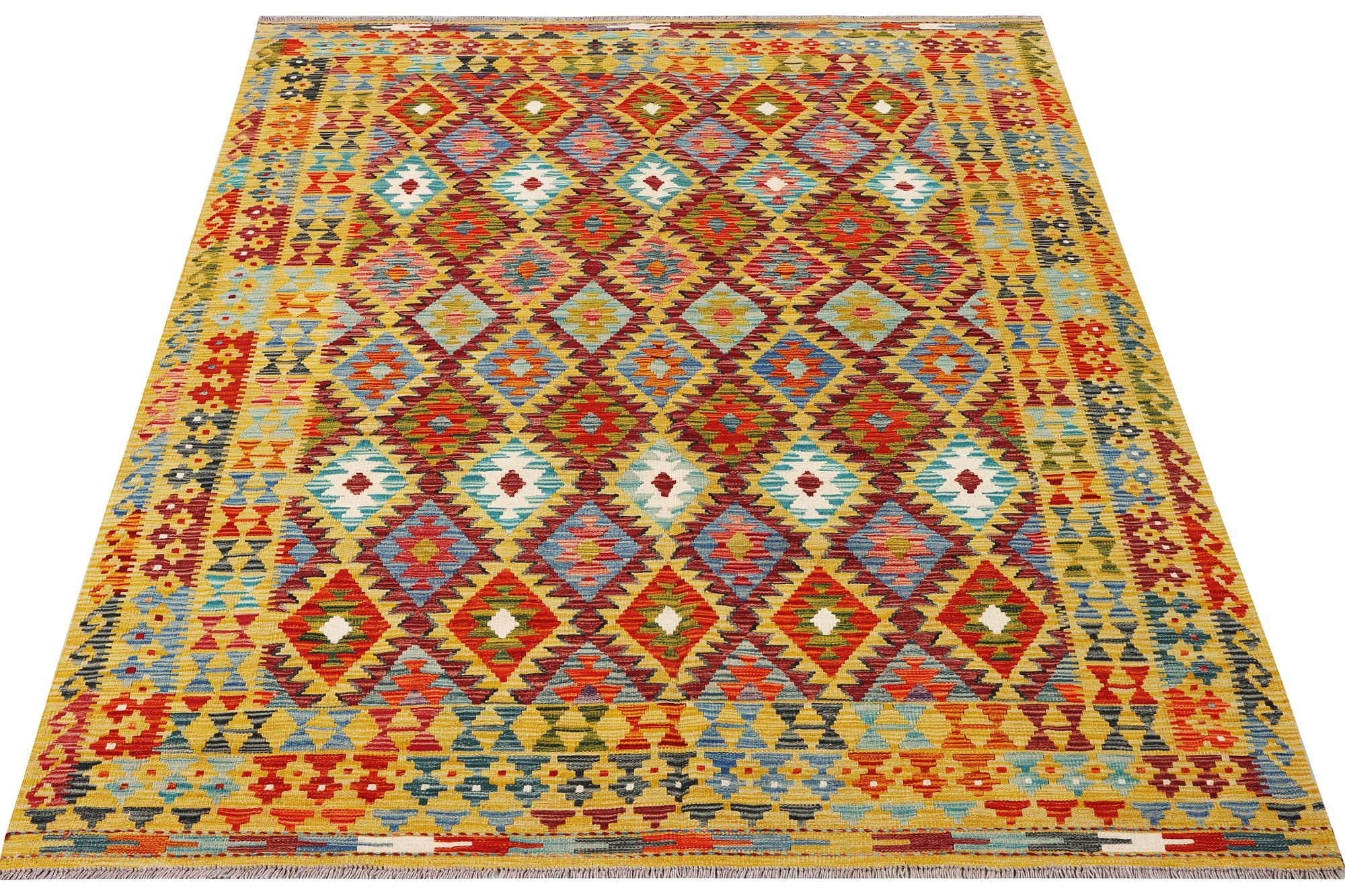 A Kilim rug, c. 240 x 181 cm.