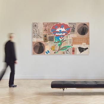 Donald Baechler, 'Untitled (Red Flower)'.