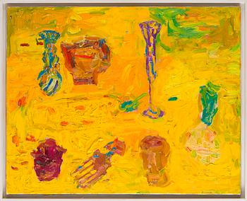 Rafael Wardi, "Esineet Keltaisella" (Objects on Yellow).