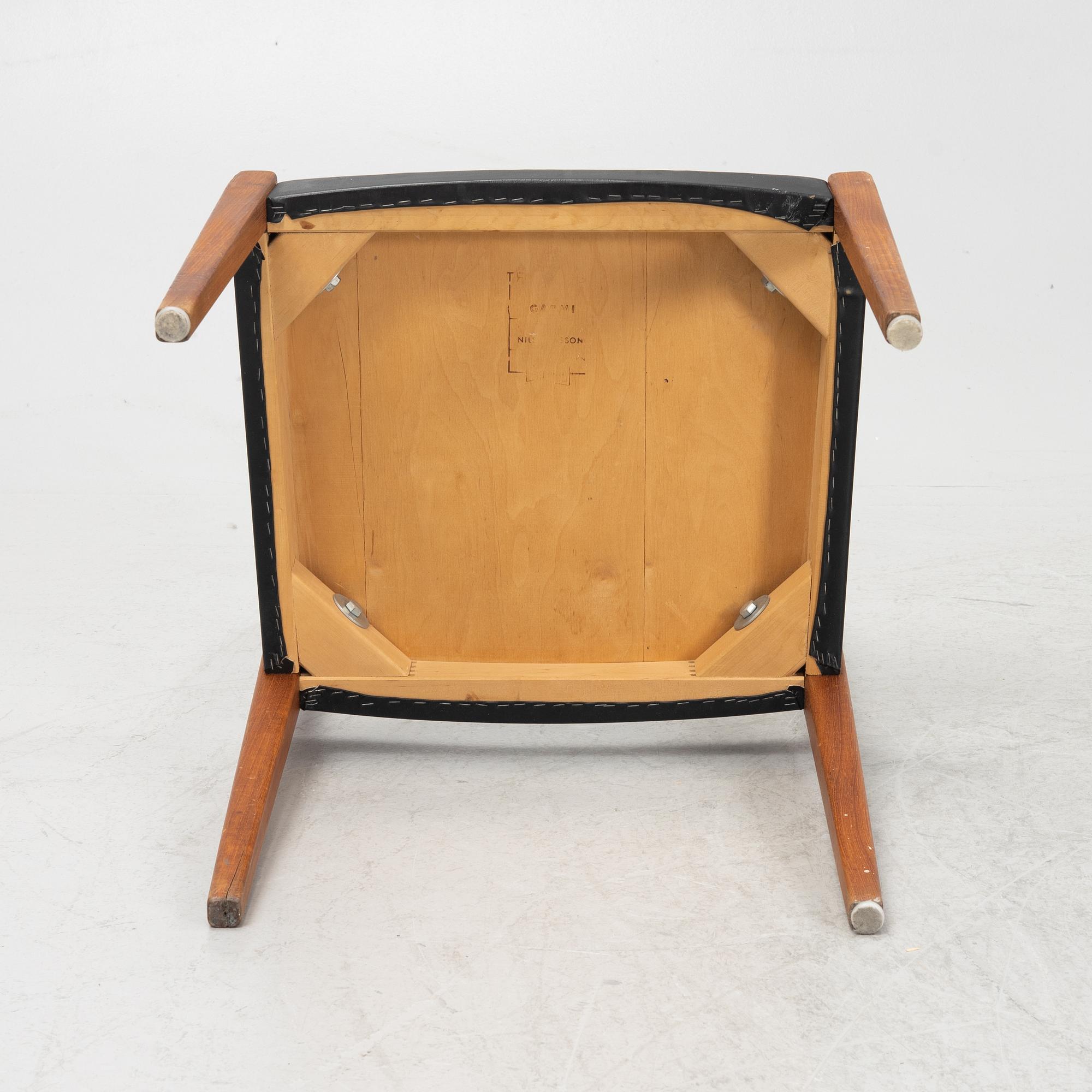 Nils Jonsson, stolar,  6st, ” Garmi", Troeds, 1900-talets mitt.