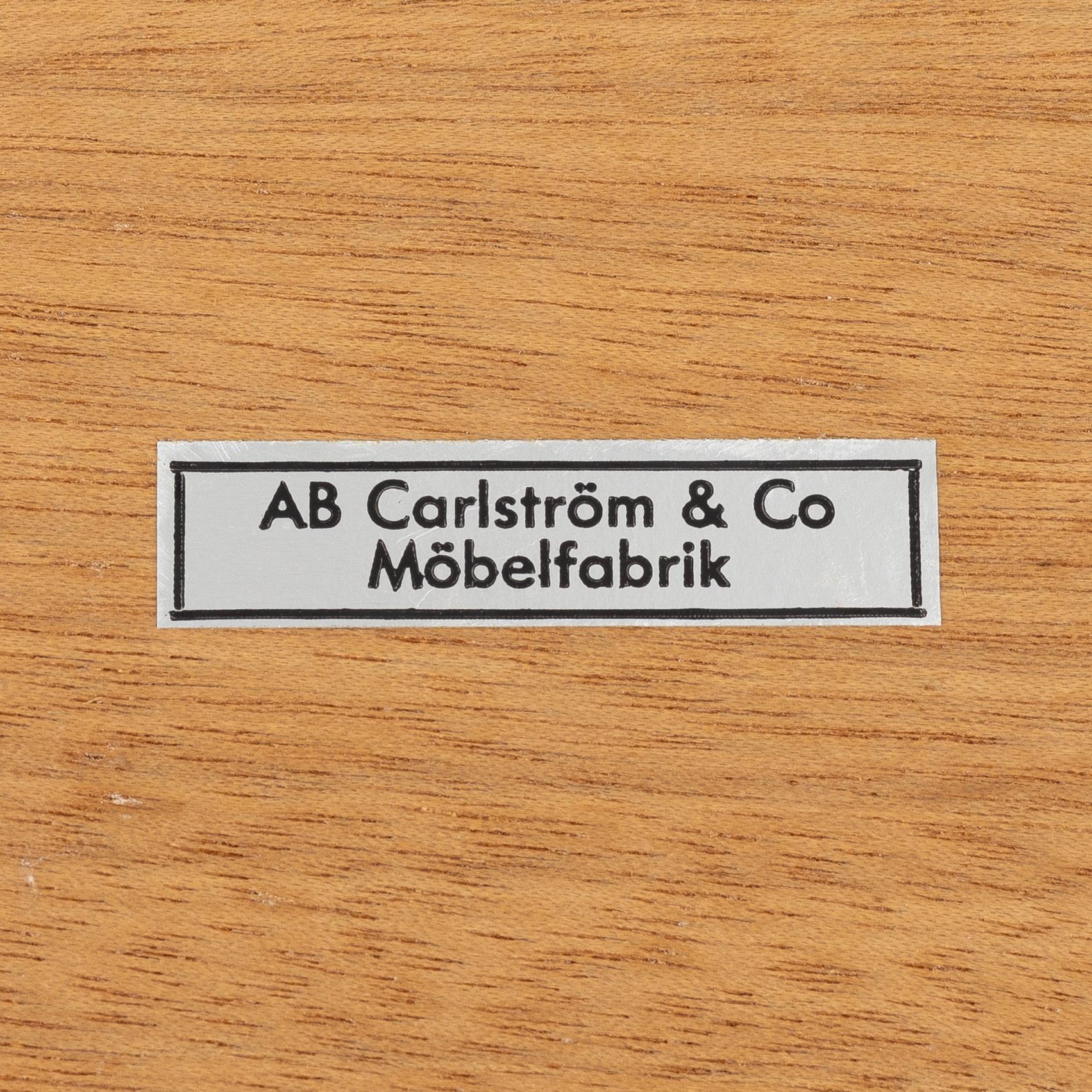 A pair of bedside tables, AB Carlström & co Möbelfabrik, mid20th century.