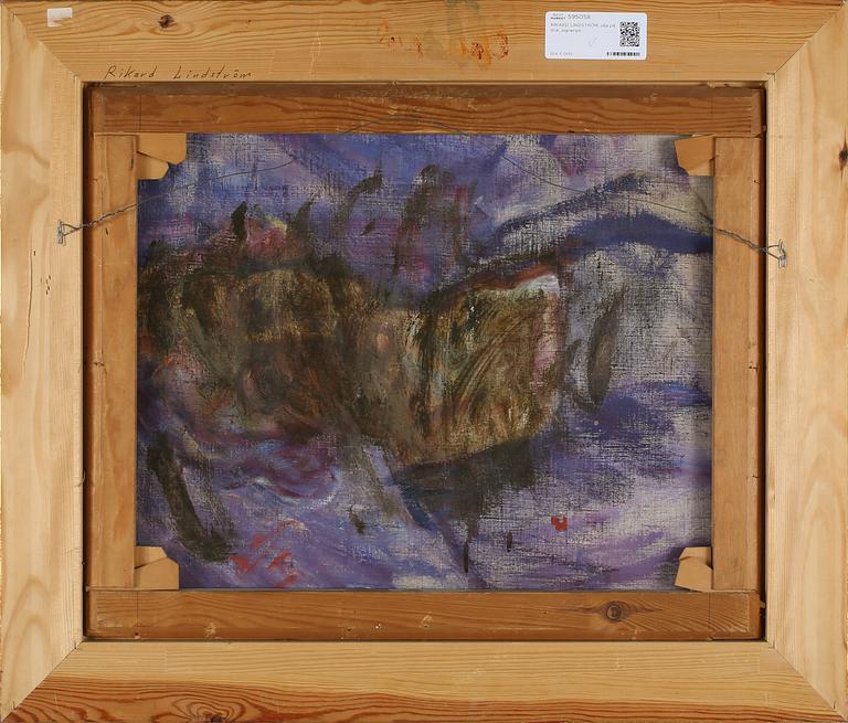 RIKARD LINDSTRÖM, olja på duk, signerad.