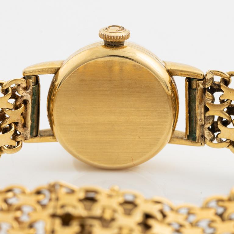 Certina, armbandsur, 18K guld, 17 mm.