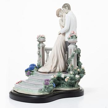 Lladró, figurin, "Moonlight love", Spanien.
