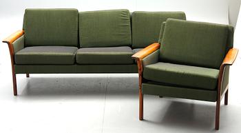 SOFFA samt FÅTÖLJ, Bröderna Andersson, Ekenässjön, 1960-tal.