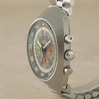 OMEGA, Flightmaster (T SWISS MADE T), chronograph, wristwatch, 43 x 53 mm,