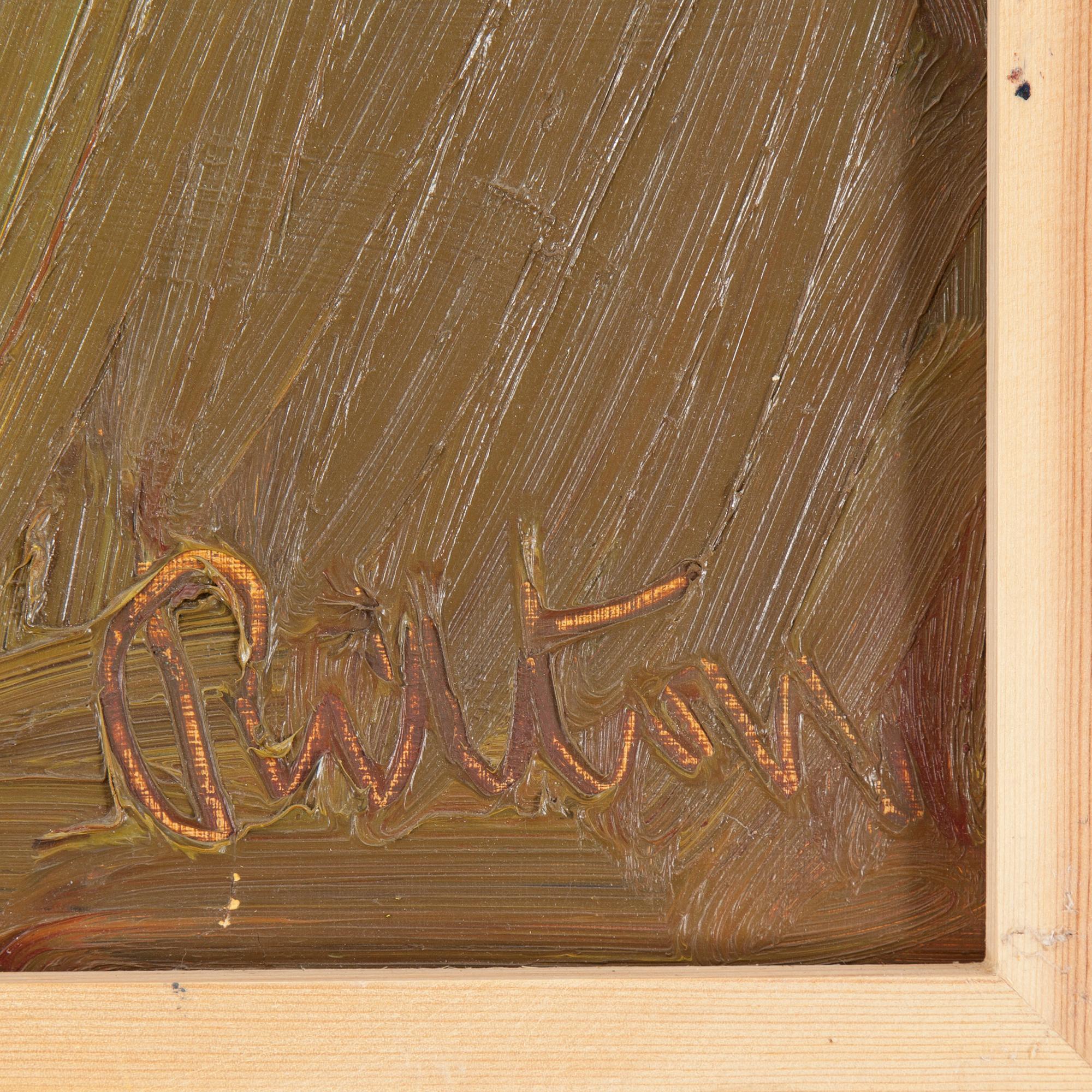 RALPH RILTON, oil on panel, signed. - Bukowskis