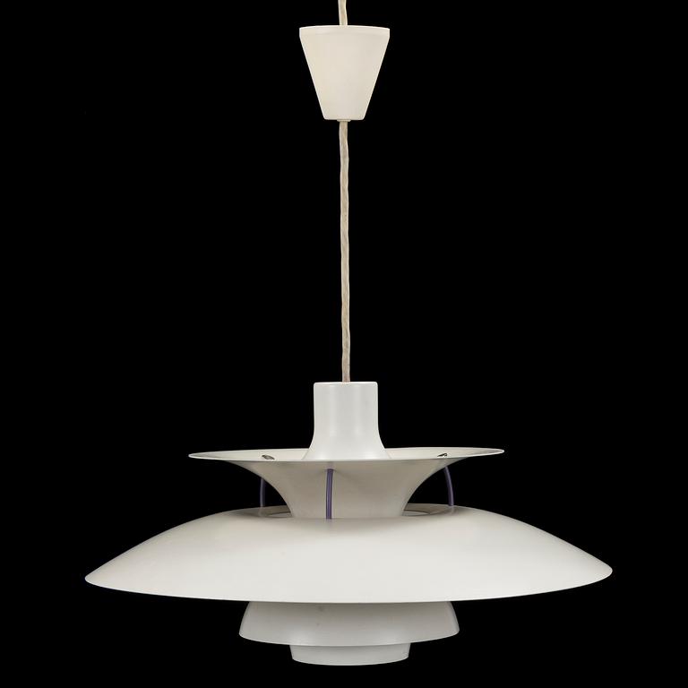 POUL HENNINGSEN, taklampa, "PH-5", Louis Poulsen, Danmark, 1900-talets andra hälft.