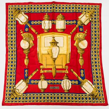 HERMÈS, "Feux de Route", TVÅ SCARFAR.