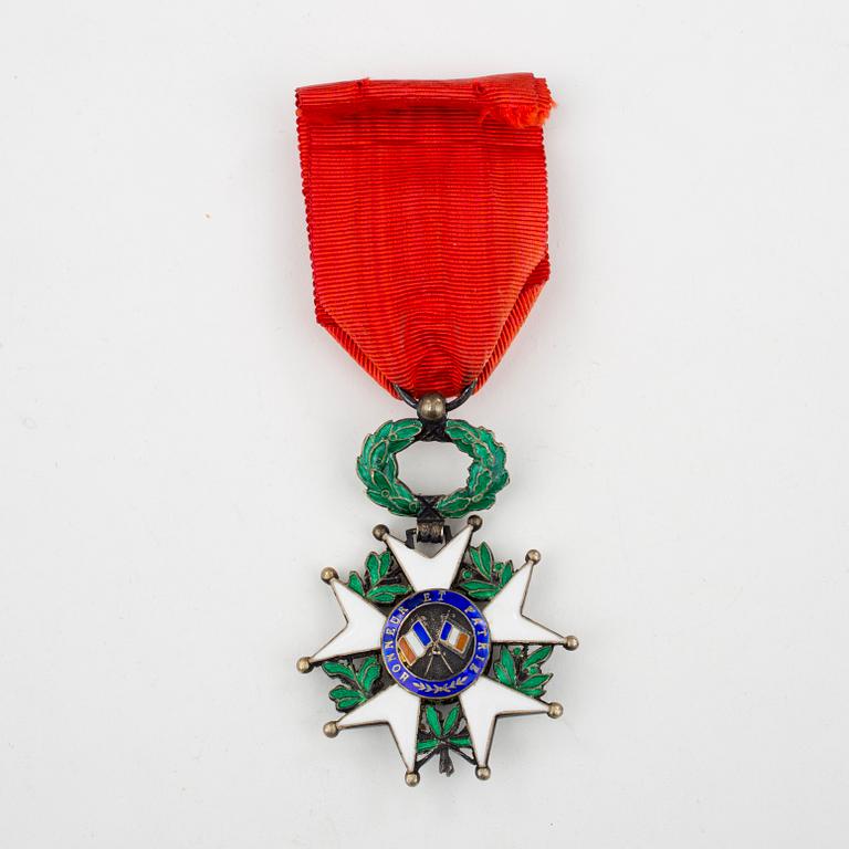 HEDERSLEGIONENS RIDDARTECKEN, Ordre national de la Légion d'honneur, Frankrike.