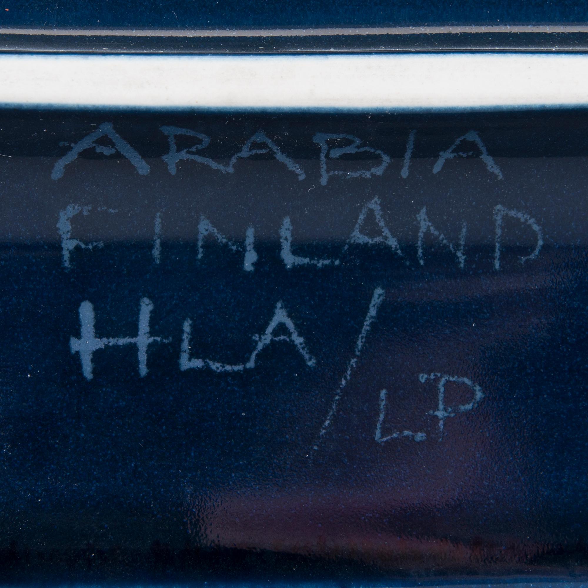 SPEGEL, keramikram, Hilkka-Liisa Ahola, signerad HLA / LP, Arabia 1900-talets senare hälft.