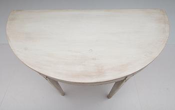 VÄGGBORD, gustaviansk stil, 1800-talets mitt.