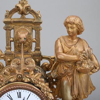 BORDSPENDYL, Brunfaut, Frankrike, 1800-tal.