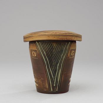 A Wilhelm Kåge 'Farsta' stoneware vase, Gustavsberg Studio 1949.