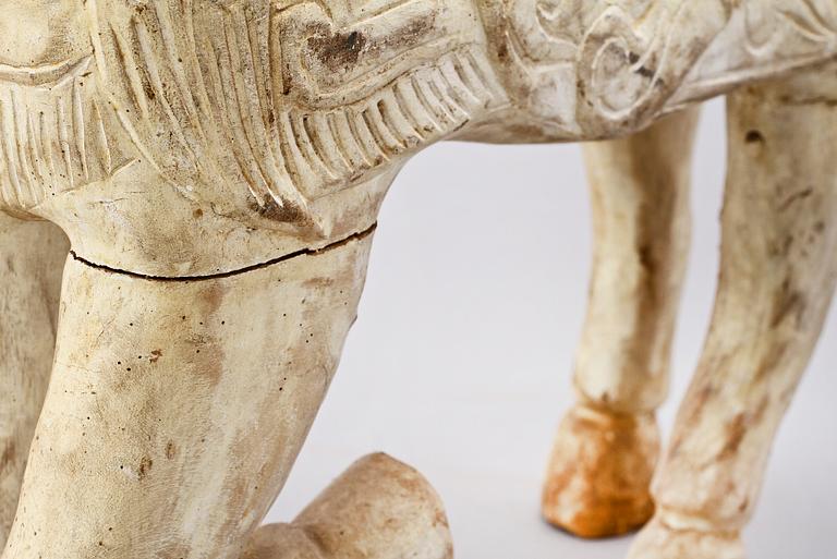 FIGURIN, trä, orientalisk, 1800/1900-tal.