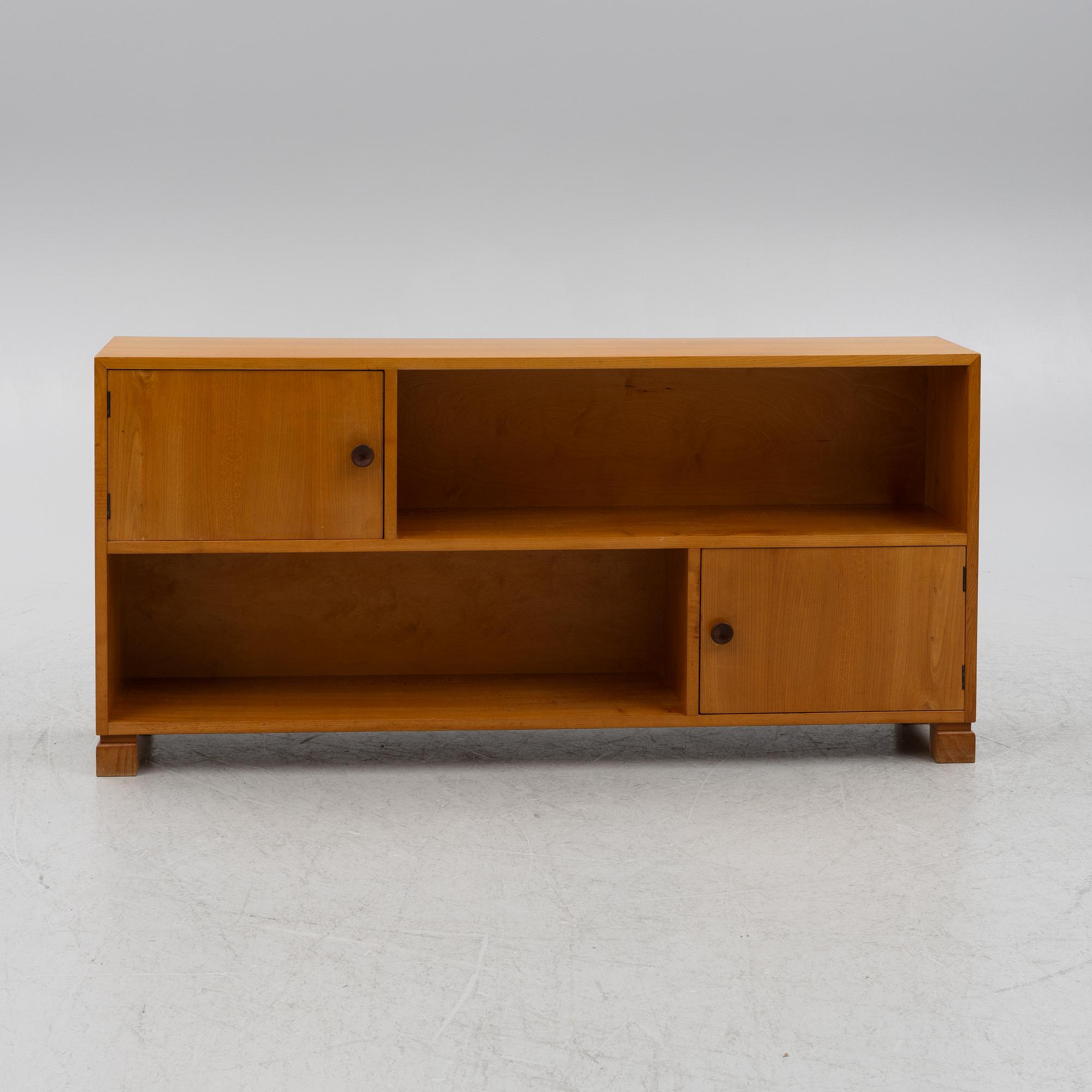 Bookcase with cabinet, AB Peterström & Karlsson Furniture Factory, Nybro, 1930s.