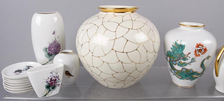 PARTI PORSLIN, ca 25 delar, Rosenthal, 1900-tal.
